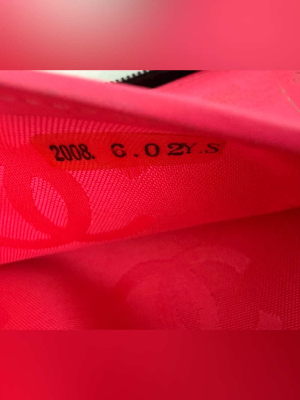 CHANEL Cambon Ligne Quilted Zip Around Travel Organizer Black/Pink Authentic - Picture 2 of 16